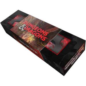 Fanroll Dungeons & Dragons Liquid Core Dragon Breath Dice Set – glowing red liquid-filled dice