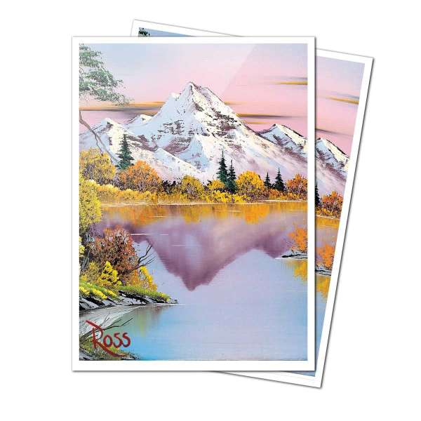 Ultra Pro Bob Ross Mighty Mountain Lake APEX Deck Protector Sleeves 105 count