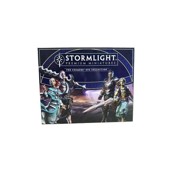Cosmere RPG Miniatures featuring detailed fantasy character figures