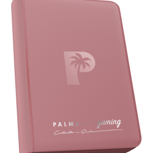 Palms Off Gaming - Collector's Series 4 Pocket Zip Trading Card Binder - PINK