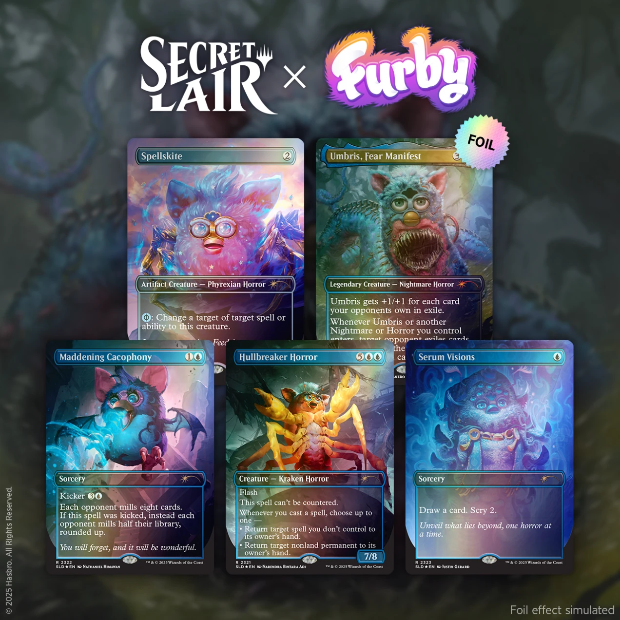 Secret Lair × Furby: The Oddbodies Foil Edition (MTG Drop)