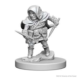 D&D Nolzur’s unpainted Halfling Male Rogue miniature