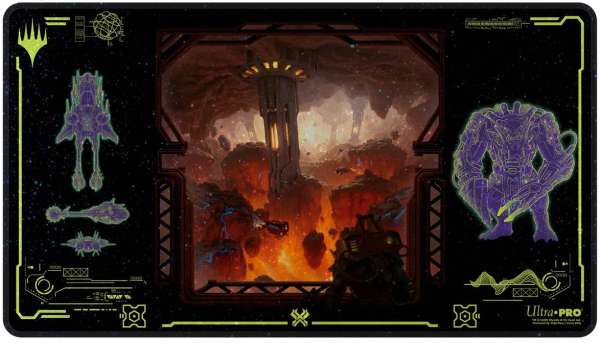 Ultra Pro Edge of Eternities Red Mythic Holofoil Playmat UP38886