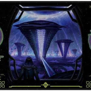 Ultra Pro UP38885 Edge of Eternities Black Mythic Holofoil Playmat