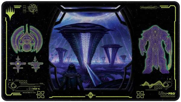 Ultra Pro UP38885 Edge of Eternities Black Mythic Holofoil Playmat