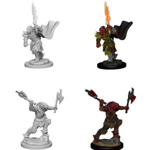 D&D Nolzurs Marvelous Unpainted Miniatures Dragonborn Female Fighter