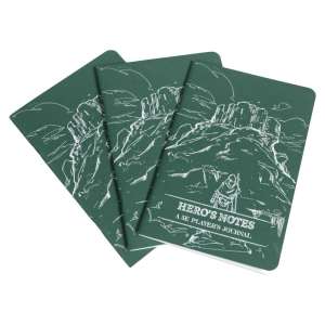 1985 Games Hero’s Journal Green Edition adventure journal