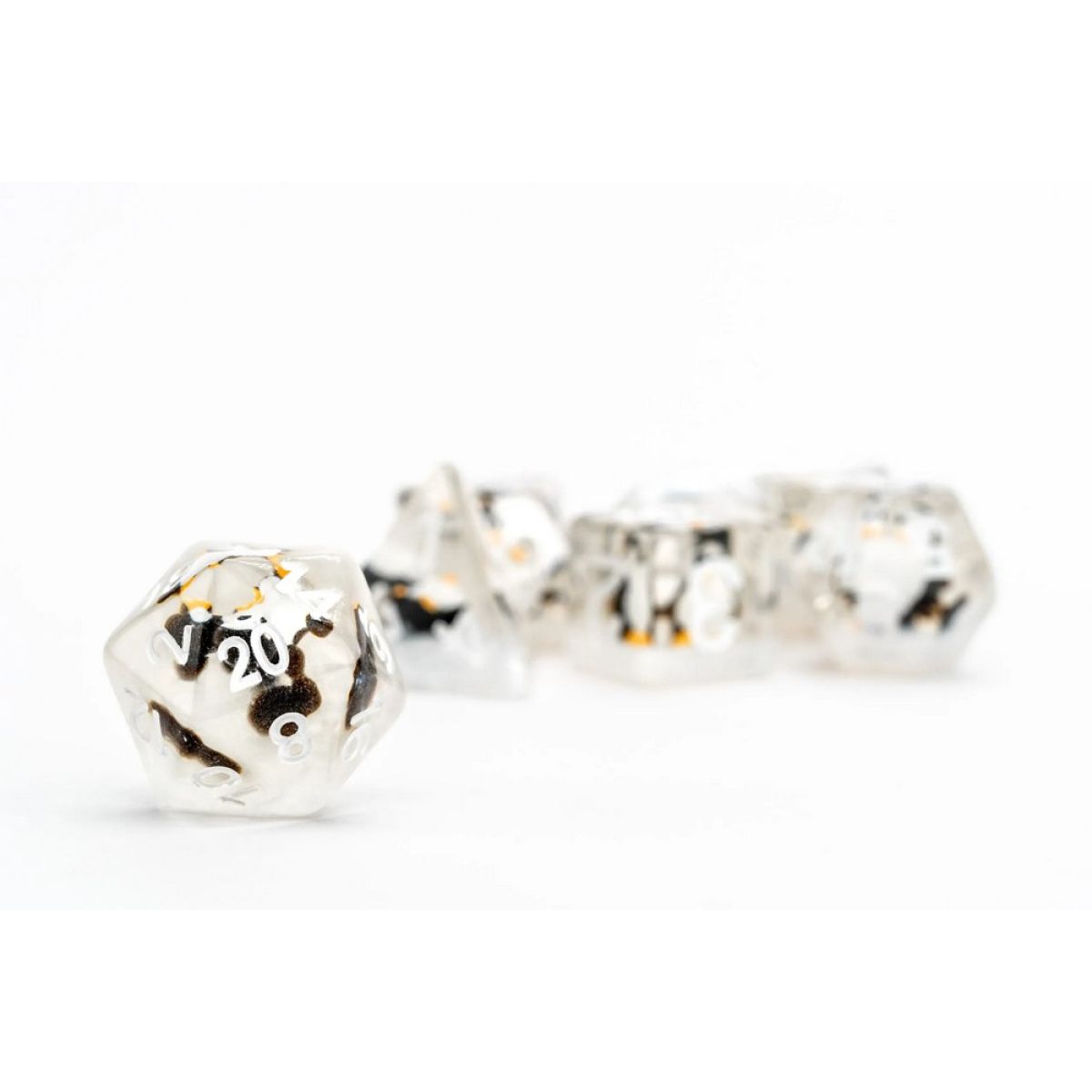 FanRoll Penguin Dice 16mm Resin Poly Dice Set