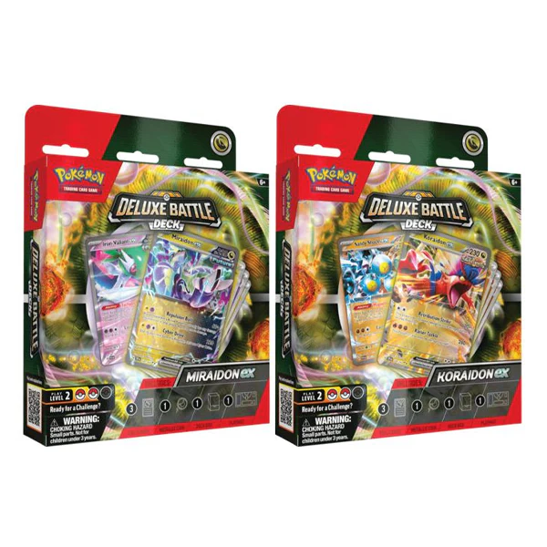 Pokémon TCG Deluxe Battle Deck Mega Miraidon ex and Mega Koraidon ex