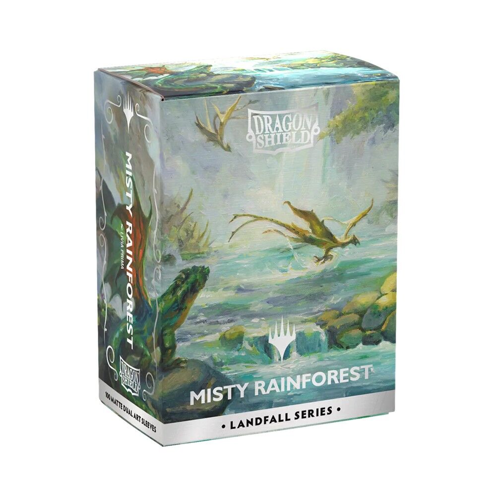 Dragon Shield Landfall Misty Rainforest matte dual art card sleeves