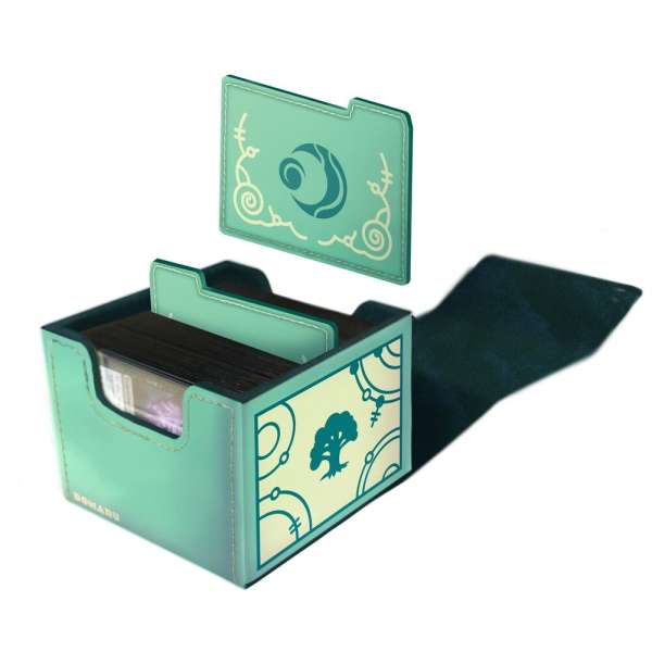 Gatherers Tavern Domaru Deck Box Bloomseeker Green