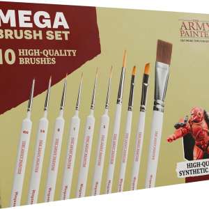 Army Painter Mega Brush Set miniature painting brushes