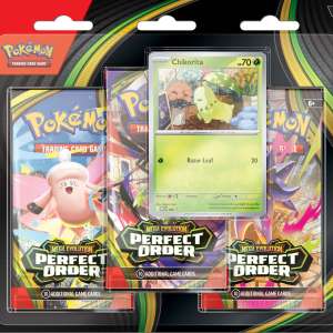 Pokémon TCG Mega Evolutions Perfect Order 3 booster blister sealed