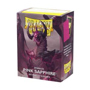Dragon Shield Matte Sparkles Pink Sapphire card sleeves