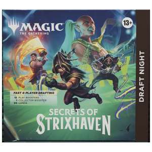Magic The Gathering Secrets of Strixhaven Draft Night kit sealed box