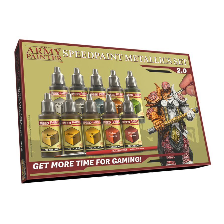 Army Painter Speedpaint 2.0 Metallics Set miniature paints