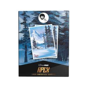 Ultra Pro - Bob Ross - Winter Paradise 105ct APEX Deck Protector Sleeves