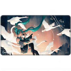 Ultra Pro Hatsune Miku Swan Song stitched edge playmat winter design