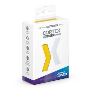 Ultimate Guard Cortex Matte Yellow card sleeves