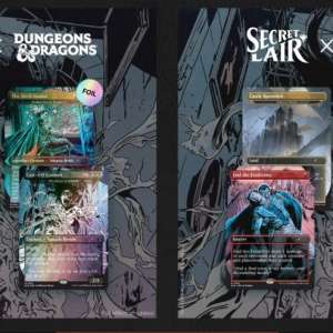 Secret Lair Strahd’s Descent full card set with gothic Ravenloft themed artwork