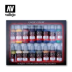 Vallejo Game Colour Advanced Set 16 colours miniature paints