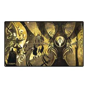 Ultimate Guard Silverquill Strixhaven MTG playmat black white artwork