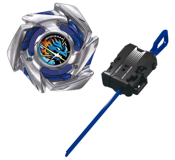 Beyblade X BX-49 Dran Strike 4-50FF starter set with launcher
