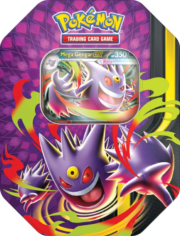 Pokmon TCG Mega Moonlit Tin Mega Gengar EN