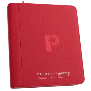 Collector's Series Top Loader Zip Binder - 4 Pocket - Red