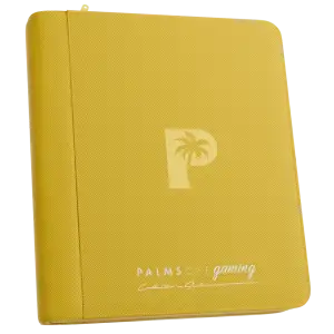 Collector's Series Top Loader Zip Binder - 4 Pocket - Yellow