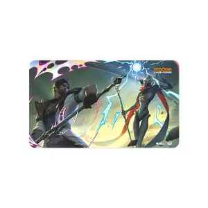 Riftbound League of Legends Vendetta Jayce vs Viktor premium playmat