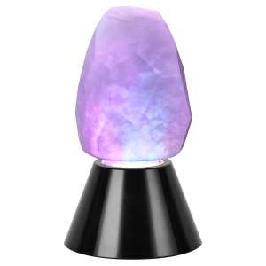 ENHANCE portable crystal lamp with swirling RGB lighting effect for gaming desks