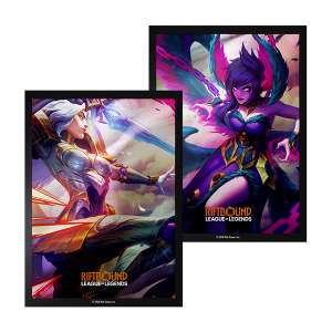 Riftbound League of Legends Vendetta Kayle vs Morgana premium card sleeves