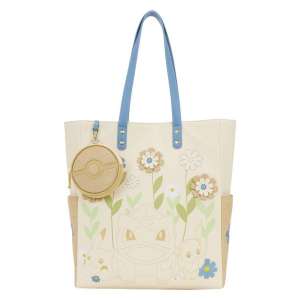 Loungefly - Pokémon – Floral Tote Bag with Coin Bag