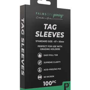 Palms Off - Tag Sleeves - 100pc