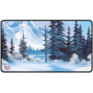 Ultra Pro: UP16523 Bob Ross - Winter Paradise Black Stitched Playmat