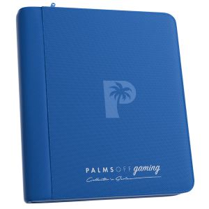 Collector's Series Top Loader Zip Binder - 4 Pocket - Blue