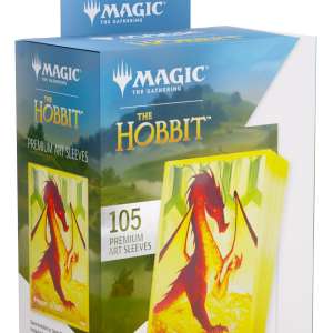 Gamegenic Magic The Gathering The Hobbit Premium Art Sleeves - Smaug the Golden (66 x 92 mm) (105 Sleeves Per Pack)